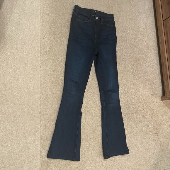 7 for All Mankind Ultra High Rise Skinny Bootcut in Mariposa Size 25/26 - Picture 10 of 10